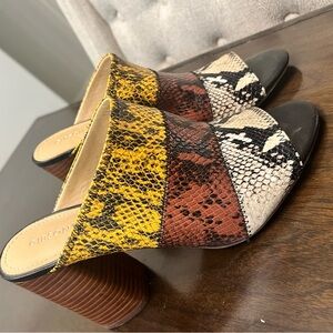 Gibson Latimer MIXED ANIMAL PRINT 🦒 🐅 HEELS 10M